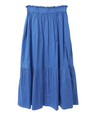 earth music&ecology クリンクルスカート Blue