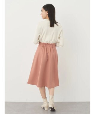 earth music&ecology すきな丈フレアスカート Pink