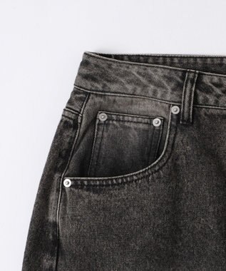 WEGO チェーン付きバルーンデニムパンツ デニムブラックソノタ