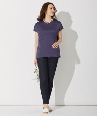 自由区 【WE WANT】365DENIM ストレートスリムデニム パンツ ネイビー系