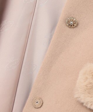 TOCCA 【消臭】FUR BOX ウールコート ブラウン系