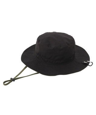 MOONBAT 【WEB限定】アドベンチャーハット 撥水加工 あご紐付き サイズ調整可 ブラック