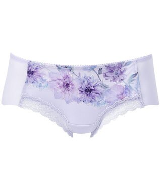 WACOAL ボーイレングス ショーツ 【ハグするブラ】 BXB478とペア はきこみ丈あさめ アウターにひびきにくい(後ろ裾) レディース PXB678 /ワコール パープル