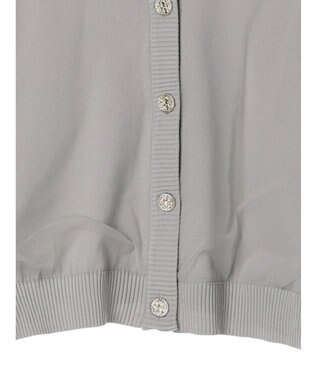 Green Parks ・ＥＬＥＮＣＡＲＥ　ＤＵＥ　２ｗａｙチュールレイヤーカーデ Gray