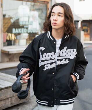 WEGO ワッペンスタジャン ブラック