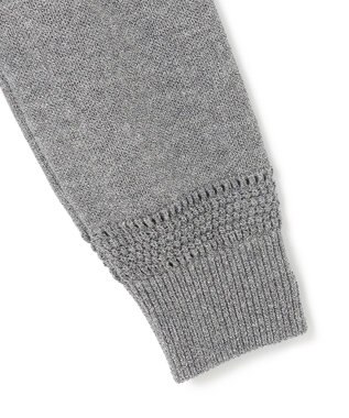 JOSEPH HOMME 【洗える】ハイツイストコード　クルーネックニット グレー系