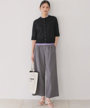 組曲 レタリングクロシェ トート アイボリー系