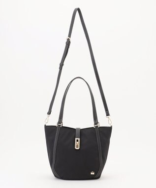 LA BAGAGERIE ポリエステルオックス2wayトート ブラック