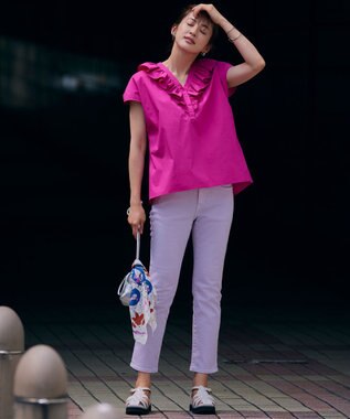 23区 【CLASSY.6月号掲載】ラインアーチ イヤリング シルバー系