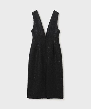 GRACE CONTINENTAL ツイードタイトジャンパースカート ブラック