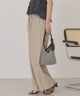 AMERICAN HOLIC 【マルチ機能】ベイカーリラックスパンツ Beige