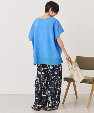 AMERICAN HOLIC ウォッシャブル デイリーニットプルオーバー Blue