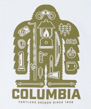 Columbia Columbia/ キッズアイテム/ バレークリークIIショートスリーブグラフィックTシャツ /コロンビア White Iconic Squatch
