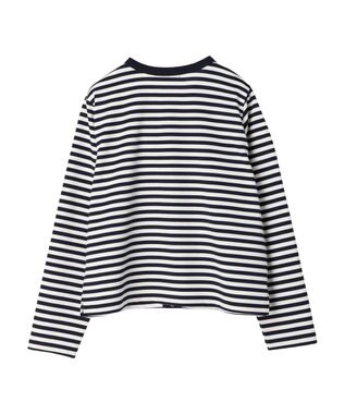 earth music&ecology パールスナップボタンカーディガン Border