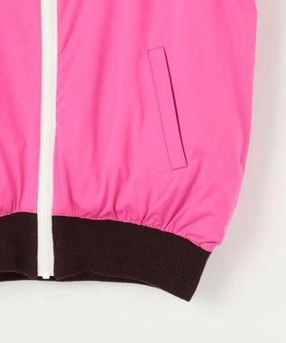 23区GOLF 【WOMEN】リバーシブルニットブルゾン ダークブラウン系2