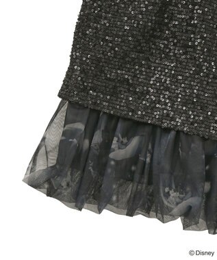 Green Parks ＦＡＮＴＡＳＩＡ／スパンコール総柄ビスチェ Black