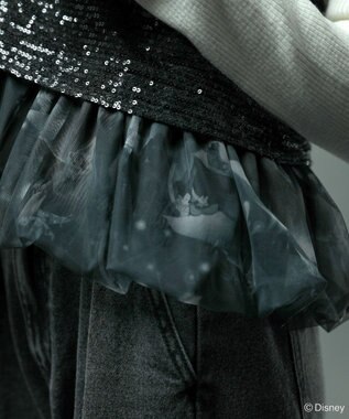 Green Parks ＦＡＮＴＡＳＩＡ／スパンコール総柄ビスチェ Black