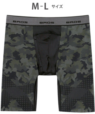 WACOAL MEN 【クロスウォーカー】 はいて歩いてカロリー消費アップをめざそう！ ムレ軽減設計 ロング丈 前開き GX6006 /ブロス バイ ワコールメン