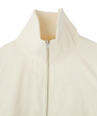 earth music&ecology 【WEB・一部店舗限定】レースリバーシブルブルゾン Ivory