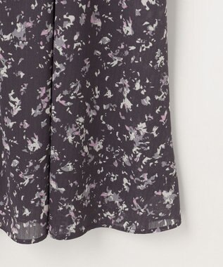 ANY SIS シアーシャーリング ワンピース スレート系