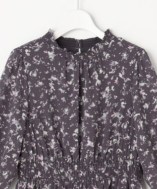 ANY SIS シアーシャーリング ワンピース スレート系