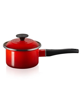 YAMATO テーブル＆キッチン 【ル・クルーゼ】EOS ソースパン 14cm  チェリーレッド