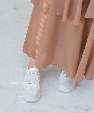 Bridget Birkin 【Bridget Birkin】バックルスニーカー ホワイト