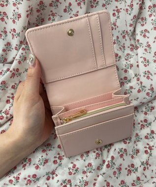 WEGO フラワーギャザーウォレット ライトピンク