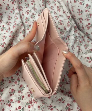 WEGO フラワーギャザーウォレット ライトピンク