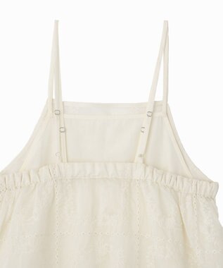 AMERICAN HOLIC シアー刺繍キャミワンピース（ペチコート付き） Ivory