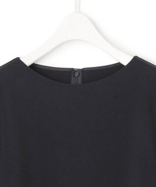 ICB L 【洗える】ミリオーネダンボールニットブラウス ネイビー系