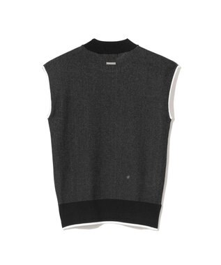 ZERO HALLIBURTON ノースリーブモックネックニット ZHG-W6S8b 85222 ブラック