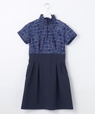 23区GOLF 盛夏対応のマルチ機能【接触冷感・UVケア・吸水速乾】【WOMEN】ドッキングワンピース ネイビー系5