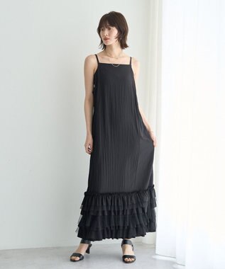 YECCA VECCA ラッフルキャミワンピース