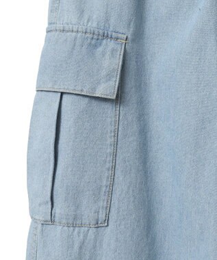 Green Parks ライトデニムカーゴパンツ Black