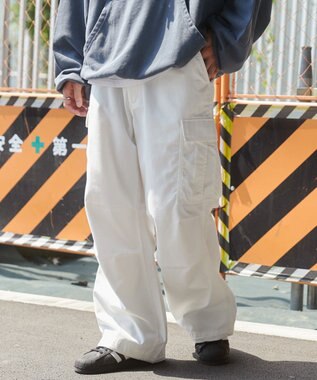WEGO 【ユニセックス着用ITEM/SMLサイズ展開】ワイドカーゴパンツ