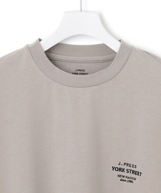 J.PRESS YORK STREET 【UNISEX】ワンポイント腰ポケットTシャツ ベージュ系