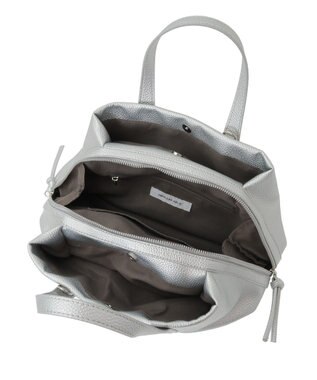 AMERICAN HOLIC パーテーション2WAYボストンバッグ Silver