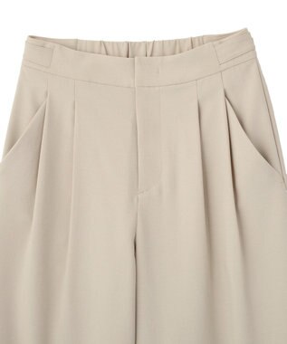 Green Parks イージーケアキュロットパンツ Light Beige