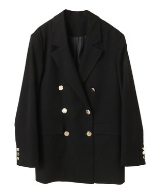 Green Parks ダブルテーラードジャケット Black