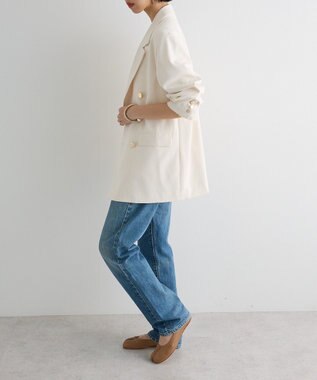 Green Parks ダブルテーラードジャケット Off White