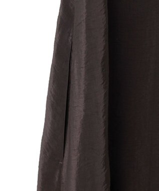 ICB キュプラシルキーオーガンジー ワンピース バーントブラウン系