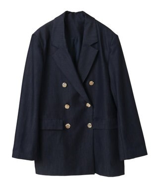 Green Parks ダブルテーラードジャケット Indigo