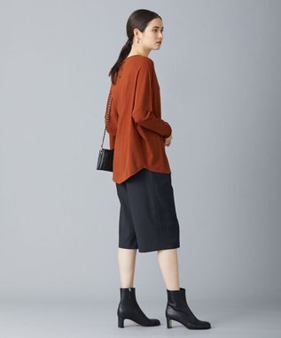 ICB 【洗える・WEB限定カラーあり】 ヴィスコースワイド プルオーバー テラコッタ系