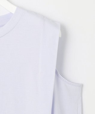 UNFILO 冷感UVケアノースリカットソー スカイブルー系