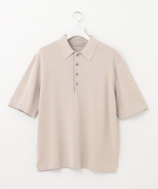 UNFILO MENS 【接触冷感】イージーケア ニットポロ [23年春夏商品] アイボリー