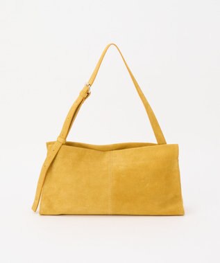 russet 【2025AW新作】スエード横長ショルダーバッグ(CE-1578) Yellow