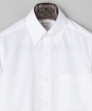 GOTAIRIKU 【形態安定】PREMIUMPLEATS_スナップダウン 通年ドレスシャツ(26年モデル) ホワイト系