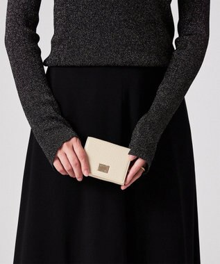 Paul Smith メタルクロップドロゴ 3つ折り財布 アイボリー