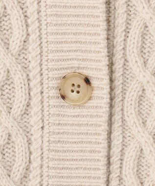 J.PRESS LADIES 【洗える】EIGER CORD カーディガン ホワイト系